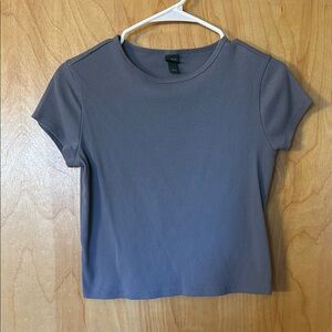 Gray Wild Fable Ribbed Baby Tee